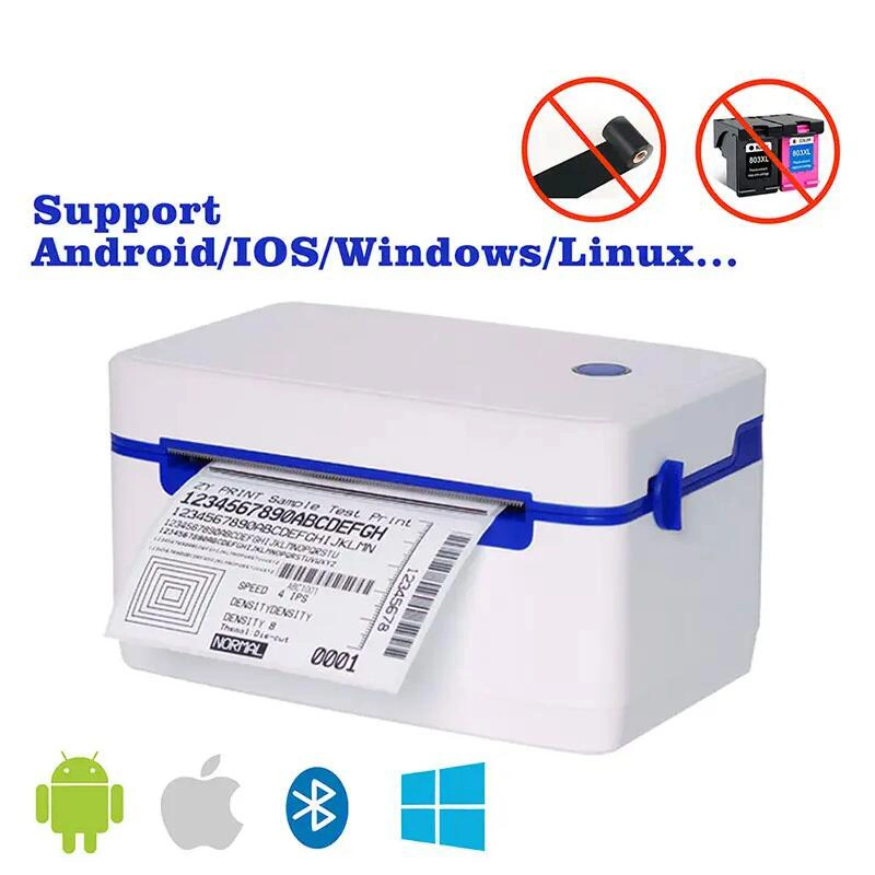 Four Colors 4 Inch 152mm/S 4X6 POS Barcode Label Sticker Printer